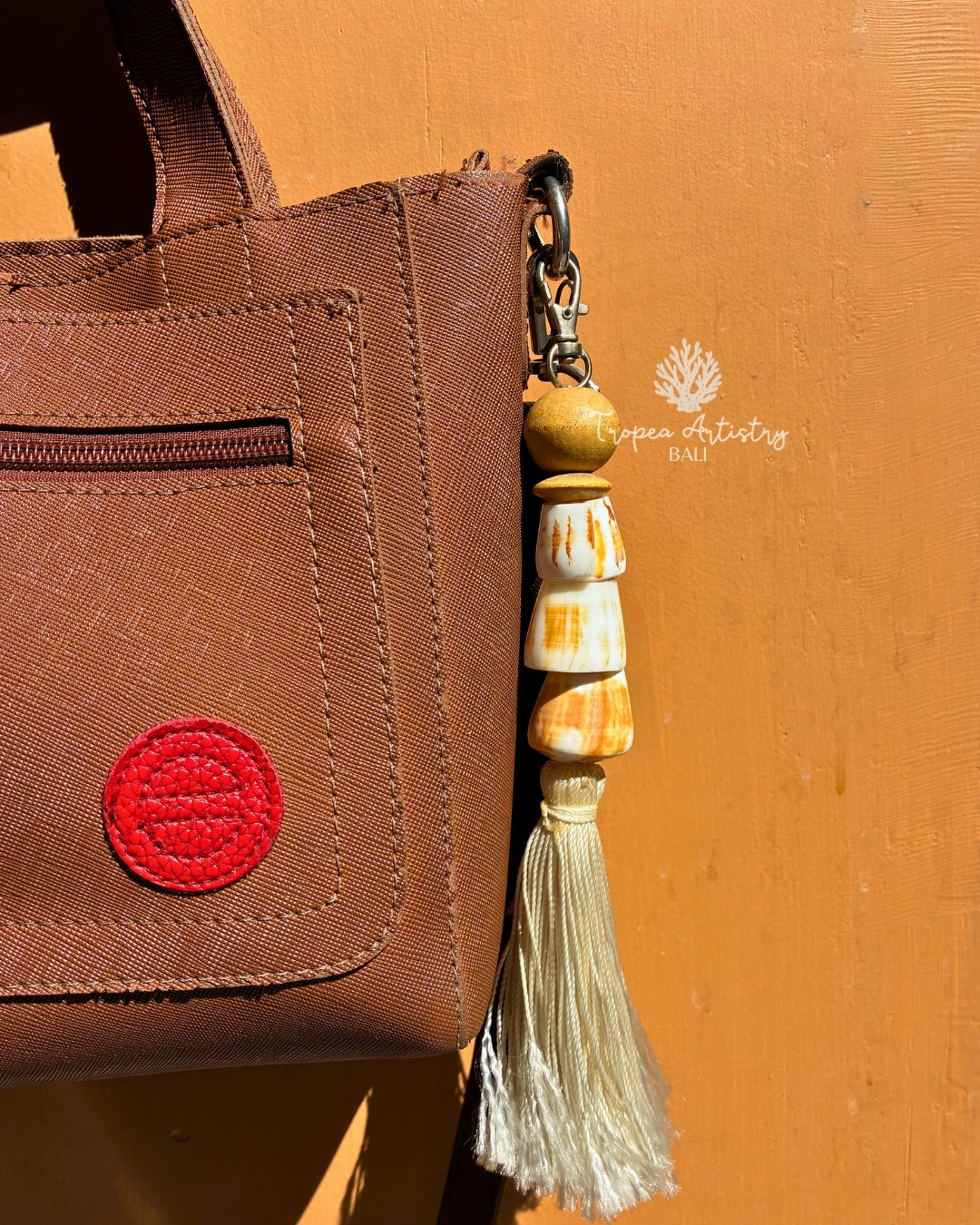 Natural Seashell Keychain 3