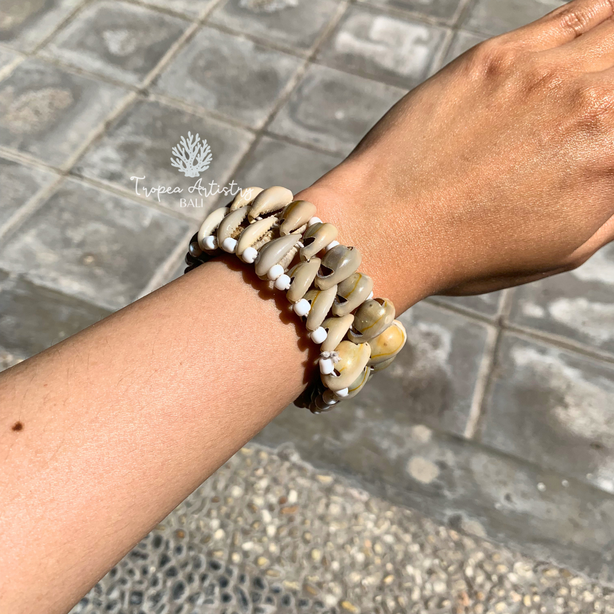 Boho Double-Layer Cowrie Shell Bracelet