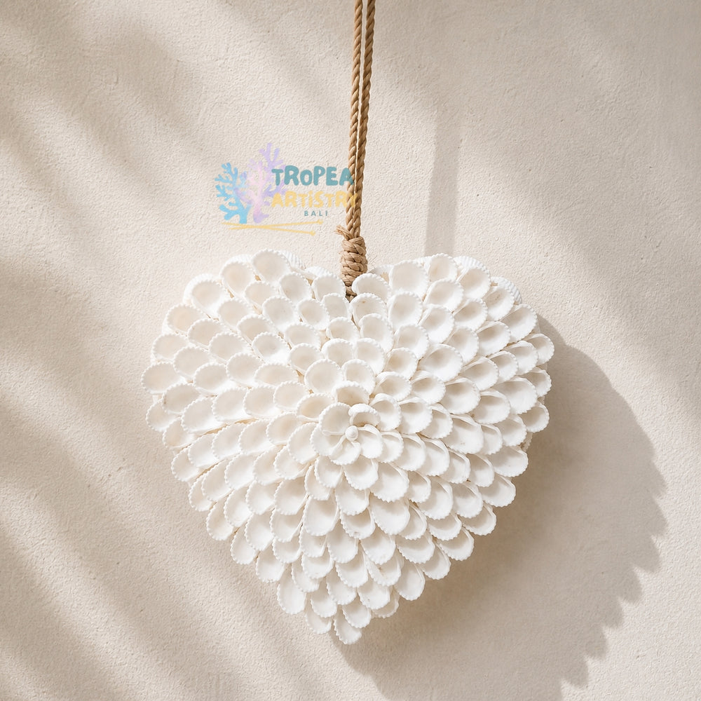 Seashell Heart Wall Decor