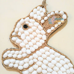 Seashell Rabbit Wall Hanging